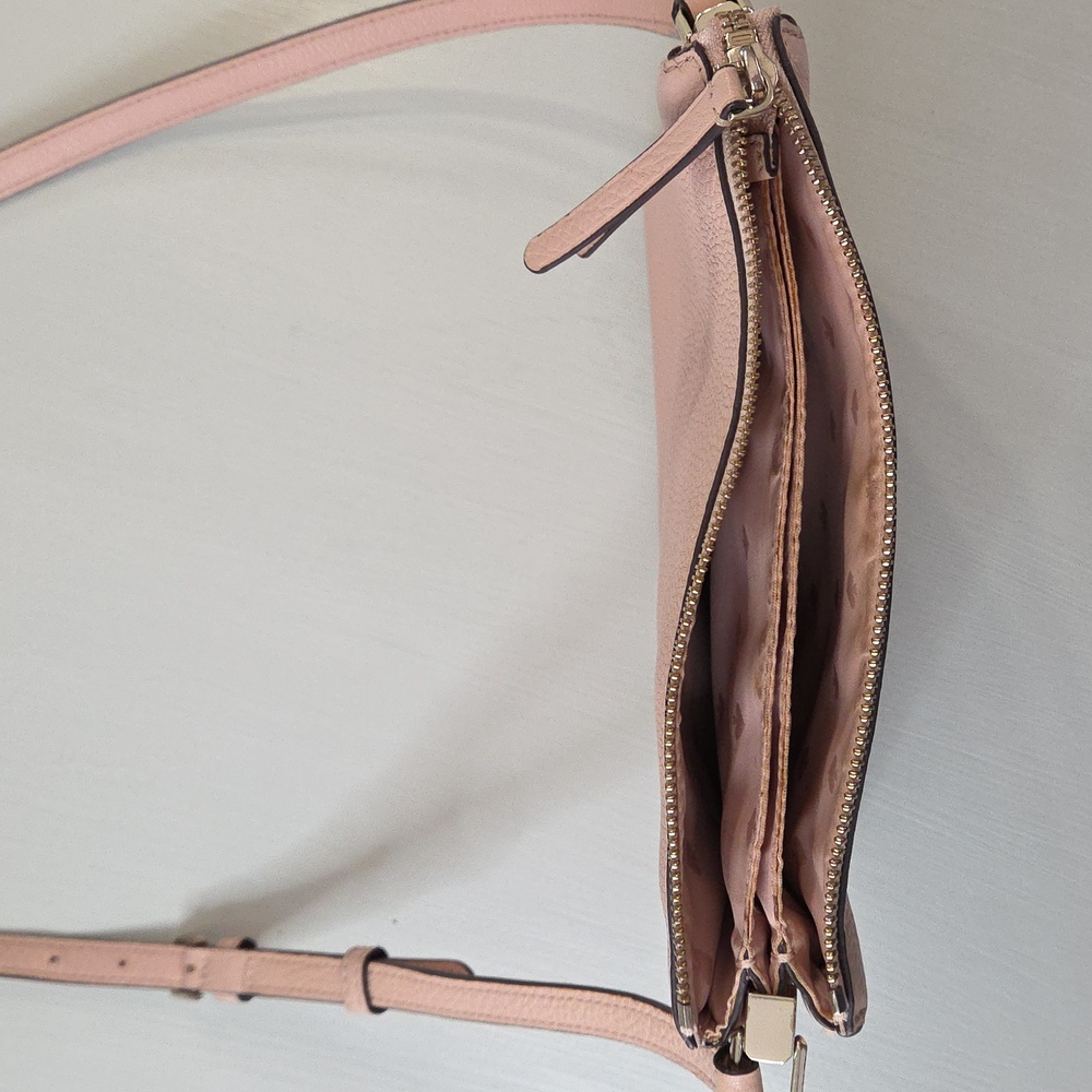 Kate Spade Jackson Leather Triple Gusset Crossbody - Picture 8 of 16